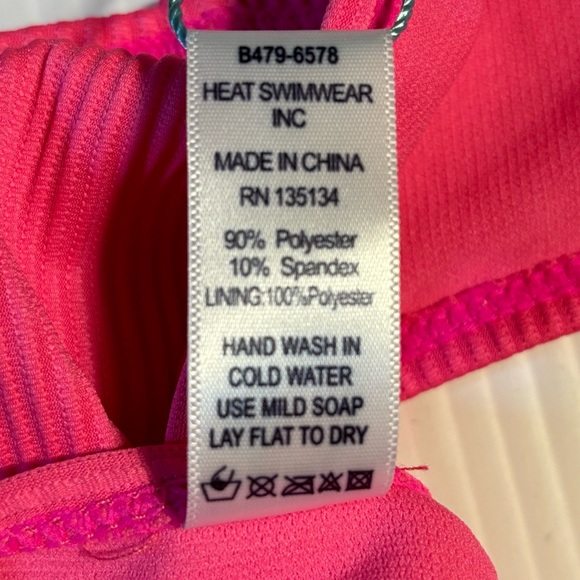 NWT Heatwave Swimwear Bingo Surf Bikini Bottoms Pink XL - Picture 10 of 10